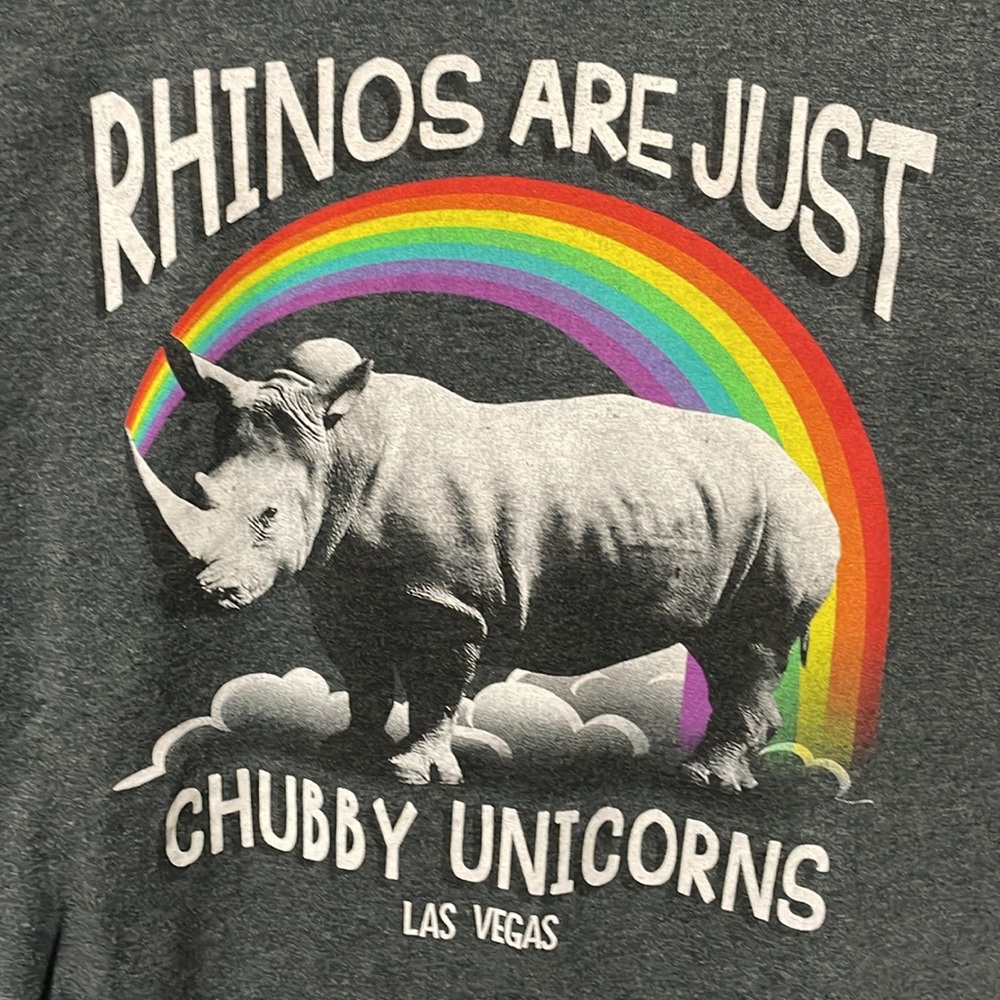 Rhinos are Just Chubby Unicons Tee 🦏🦄